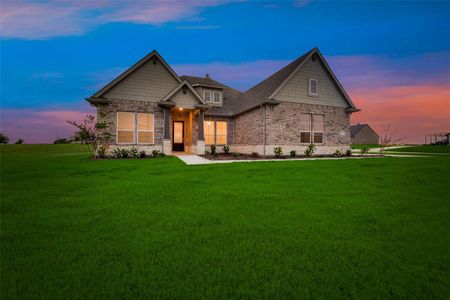New construction Single-Family house 211 Big Bend Trail, Valley View, TX 76272 Verbena- photo