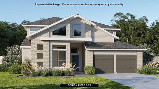 New construction Single-Family house 9500 Flatbush Dr, Austin, TX 78744 Design 2969E- photo 0