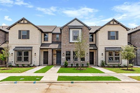 New construction Townhouse house 6435 Baritone Court, Sachse, TX 75048 Brown Homeplan- photo 0