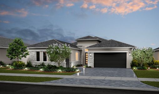 New construction Single-Family house 12308 Waterstone Circle, Palm Beach Gardens, FL 33412 Hartwell- photo 0