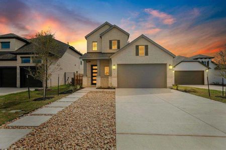 New construction Single-Family house 237 Dycus Bnd, Liberty Hill, TX 78642 Everett Plan- photo 0 0