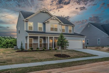New construction Single-Family house 375 Oak Park Blvd, Youngsville, NC 27596 The Wyndham- photo 1 1
