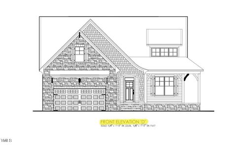 New construction Single-Family house 221 Highland Ridge Lane, Knightdale, NC 27545 The Cypress D II- photo