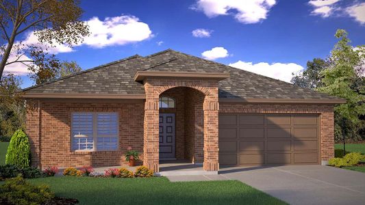 New construction Single-Family house 286 Lunayena Road, Rhome, TX 76078 GALLUP- photo 0