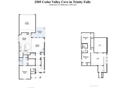 New construction Single-Family house 2505 Cedar Valley Cove, McKinney, TX 75071 Merrivale Plan- photo 1 1