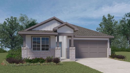 New construction Single-Family house 316 Inks Lane, Kyle, TX 78640 The Gaven ll- photo 0