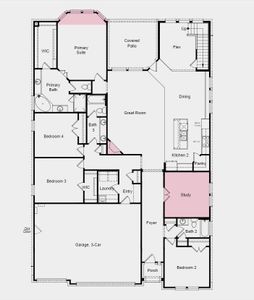 Structural options added include; Bay window in primary suite, 5th bedroom and 4th bath, interior fireplace, and study.