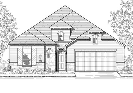 New construction Single-Family house Brentwood Plan, 2020 Tobiano Trace, Georgetown, TX 78633 - photo