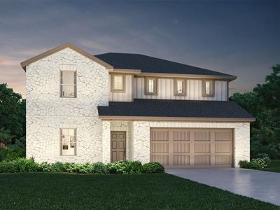 New construction Single-Family house 600 Wild Spur Ln, Liberty Hill, TX 78642 The Kessler (C454)- photo 0