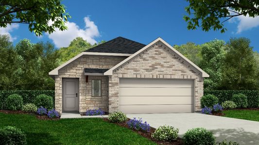 New construction Single-Family house Mockingbird 40's, 22603 Rising Rosehill Lane, Tomball, TX 77377 - photo