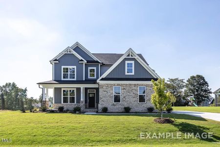 New construction Single-Family house 202 Golden Leaf Farms Road, Angier, NC 27501 The Ash E- photo 0