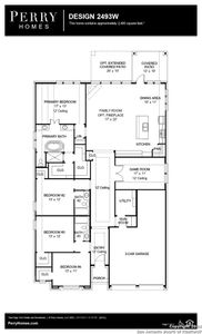 New construction Single-Family house 3166 Bee Hill, Schertz, TX 78108 Design 2493W- photo 1 1