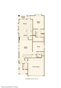 New construction Single-Family house 7451 Cattail Falls, Porter, TX 77365 Everleigh Plan- photo 2 2