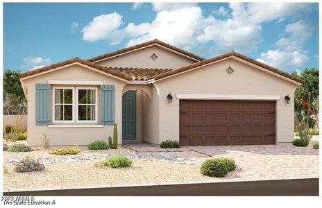 New construction Single-Family house 40336 W Wade Drive, Maricopa, AZ 85138 Slate- photo 0