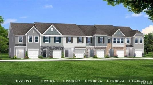 New construction Townhouse house 78 Burford Way, Angier, NC 27501 - photo 0