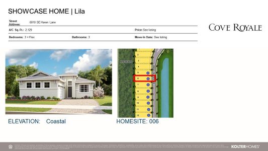 New construction Single-Family house 6810 Se Haven Lane, Stuart, FL 34997 Lila- photo