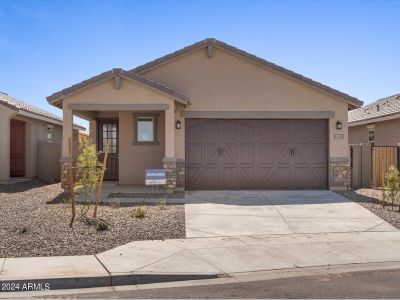 New construction Single-Family house 40165 W Wade Drive, Maricopa, AZ 85138 Olive- photo 0