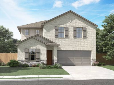 New construction Single-Family house The Winedale (880), 1691 Cliff Way, New Braunfels, TX 78132 - photo