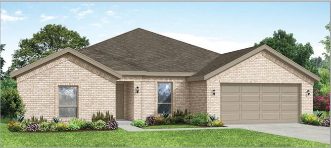 New construction Single-Family house Hampton II, 701 Stone Eagle Dr, Azle, TX 76020 - photo