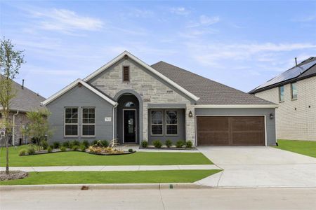 New construction Single-Family house 7013 Ladybug Lane, Little Elm, TX 76227 Bryson- photo 0