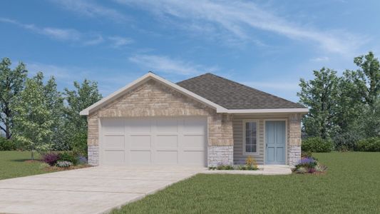 New construction Single-Family house 211 Santa Rosa Lane, Buda, TX 78610 The Caroline- photo 0