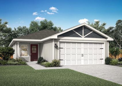 New construction Single-Family house 105 McLintock Road, Jarrell, TX 76537 - photo 1 1
