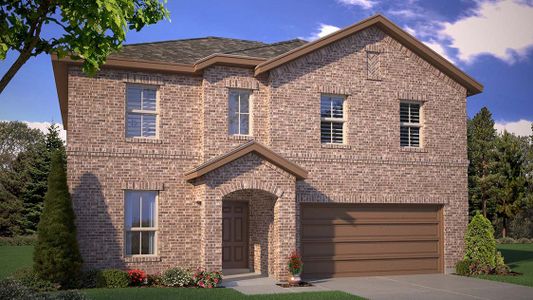 New construction Single-Family house 15957 Chancery Lane, Fort Worth, TX 76247 Redrock- photo 0