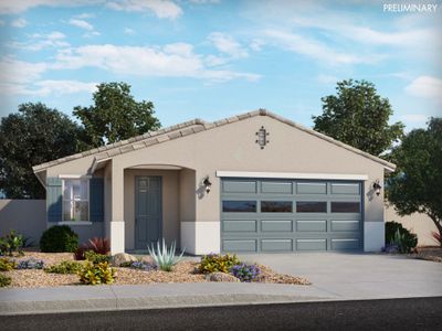 New construction Single-Family house 20935 N Roadrunner Lane, Maricopa, AZ 85138 Mayfair- photo