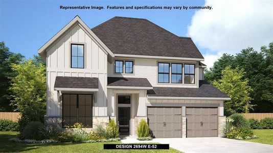 New construction Single-Family house 15738 Koi Gardens Lane, Conroe, TX 77302 Design 2694W- photo 0