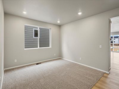 New construction Single-Family house 6014 Hourglass Drive, Brighton, CO 80601 Snowberry- photo 1 1