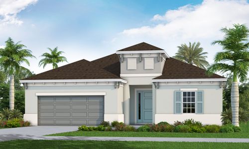 New construction Single-Family house 10027 Cross River Trail, Parrish, FL 34219 Eventide 4- photo 0 0