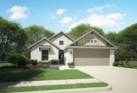 New construction Single-Family house 1026 Pebble Wend Drive, Lavon, TX 75166 Diamond | Elevon- photo 0