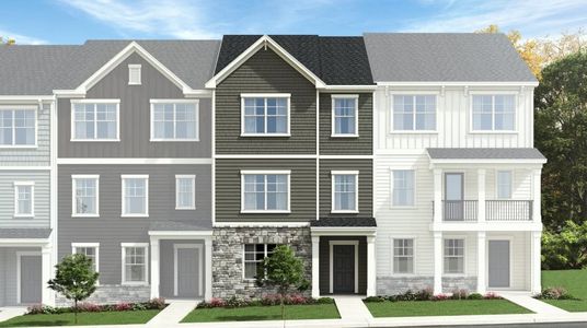 New construction Townhouse house Bradley, 645 Cassa Clubhouse Way, Knightdale, NC 27545 - photo