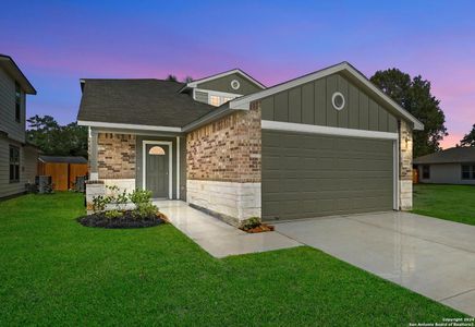 New construction Single-Family house 8571 Redhawk Loop, San Antonio, TX 78222 Telluride- photo 1 1