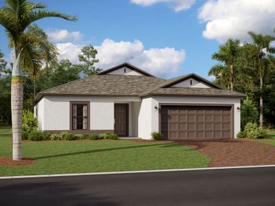New construction Townhouse house 5560 Patano Loop, Palmetto, FL 34221 Palisades - Single Family Smart Series- photo 0 0