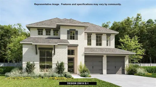 New construction Single-Family house 1009 Scenic Green Loop, Georgetown, TX 78628 Design 2561H- photo 0