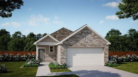 New construction Single-Family house 409 Bauer Loop, Liberty Hill, TX 78642 Rebecca Plan- photo 0 0