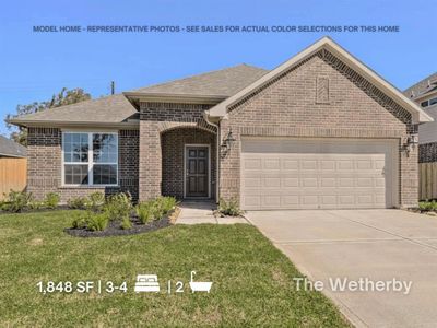 New construction Single-Family house 319 Riesling Drive, Alvin, TX 77511 The Wetherby- photo 0 0