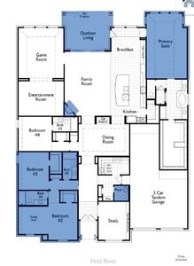 New construction Single-Family house 7710 Ashy Sunflower Lane, Katy, TX 77493 274 Plan- photo 1 1