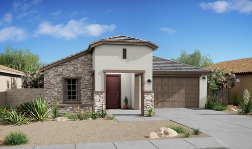 New construction Single-Family house 16970 N Dante Court, Maricopa, AZ 85138 Daffodil II- photo 0 0