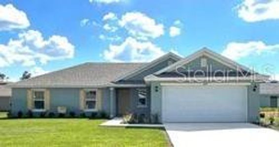 New construction Single-Family house 3490 Sw 155 Lane, Ocala, FL 34473 Willow- photo 0