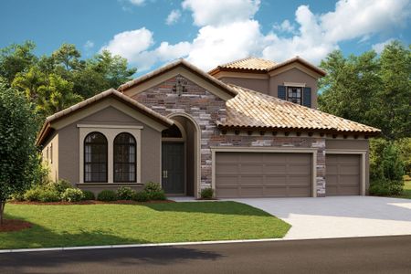 New construction Single-Family house 14866 Rider Pass Drive, Lithia, FL 33547 Biscayne II- photo 0 0