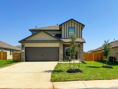 New construction Single-Family house 4215 Thyme Garden, Von Ormy, TX 78073 The Jasmine- photo 0 0