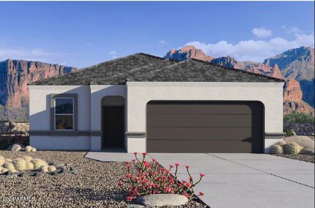 New construction Single-Family house 5301 E Midnight Star Drive, San Tan Valley, AZ 85143 - photo 0