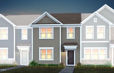 New construction Townhouse house 405 Parker Station Avenue, Fuquay Varina, NC 27526 Sierra- photo 0 0