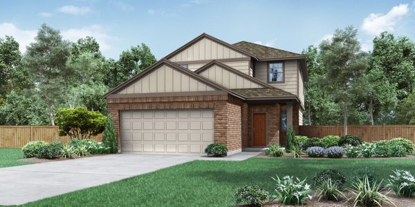 New construction Single-Family house The Hartley, 283 Tailwind Drive, Kyle, TX 78640 - photo