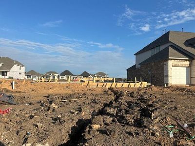 Construction progress - 5011 Fossil Ridge Drive