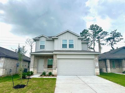 New construction Single-Family house 5874 Hampton Valley Drive, Spring, TX 77373 - photo 0