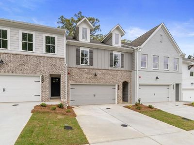 New construction Townhouse house 913 Agate Lane, Lawrenceville, GA 30043 Brooks- photo 0