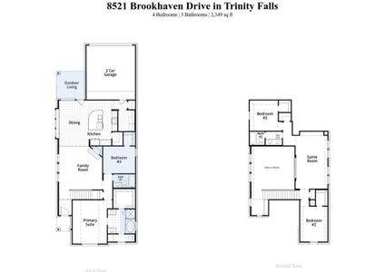 New construction Single-Family house 8521 Brookhaven Drive, McKinney, TX 75071 Warrenton Plan- photo 1 1